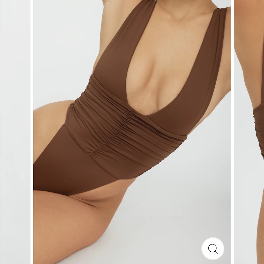 Riot Swim Echo One Piece Swimsuit - Chocolate